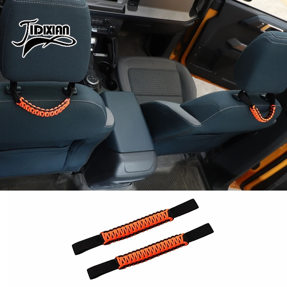 JIDIXIAN Car Seat Headrest Grab Handle for Jeep for Dodge for Ford F150 for Jimny for Chevrolet for GMC for Chrysler for 4Runner