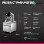 Customized Commercial Restaurant Kitchen Floor Standing Stir Fry Robot Full Automatic Wok Cooking Machine