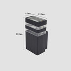E27/GU10 Outdoor Lights Lighting Wall Light Waterproof Up Down Aluminum Garden Light Double Head Wall Lamp Corridor Lighting