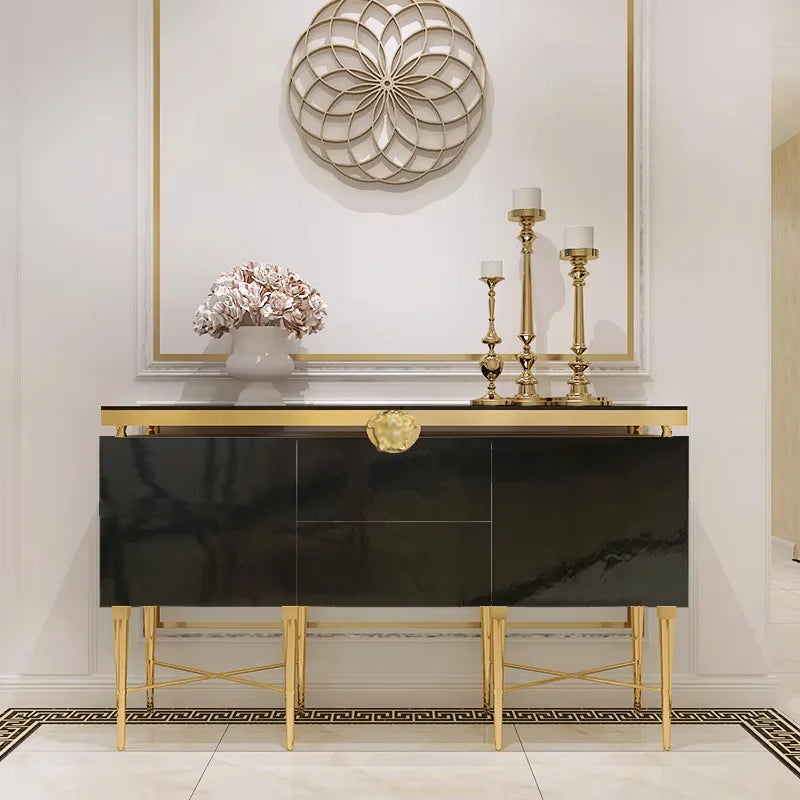 Dining Room Cabinet Sideboard Modern Simple Wooden Living Room Pantry Cabinet Storage Cabinet Side Table