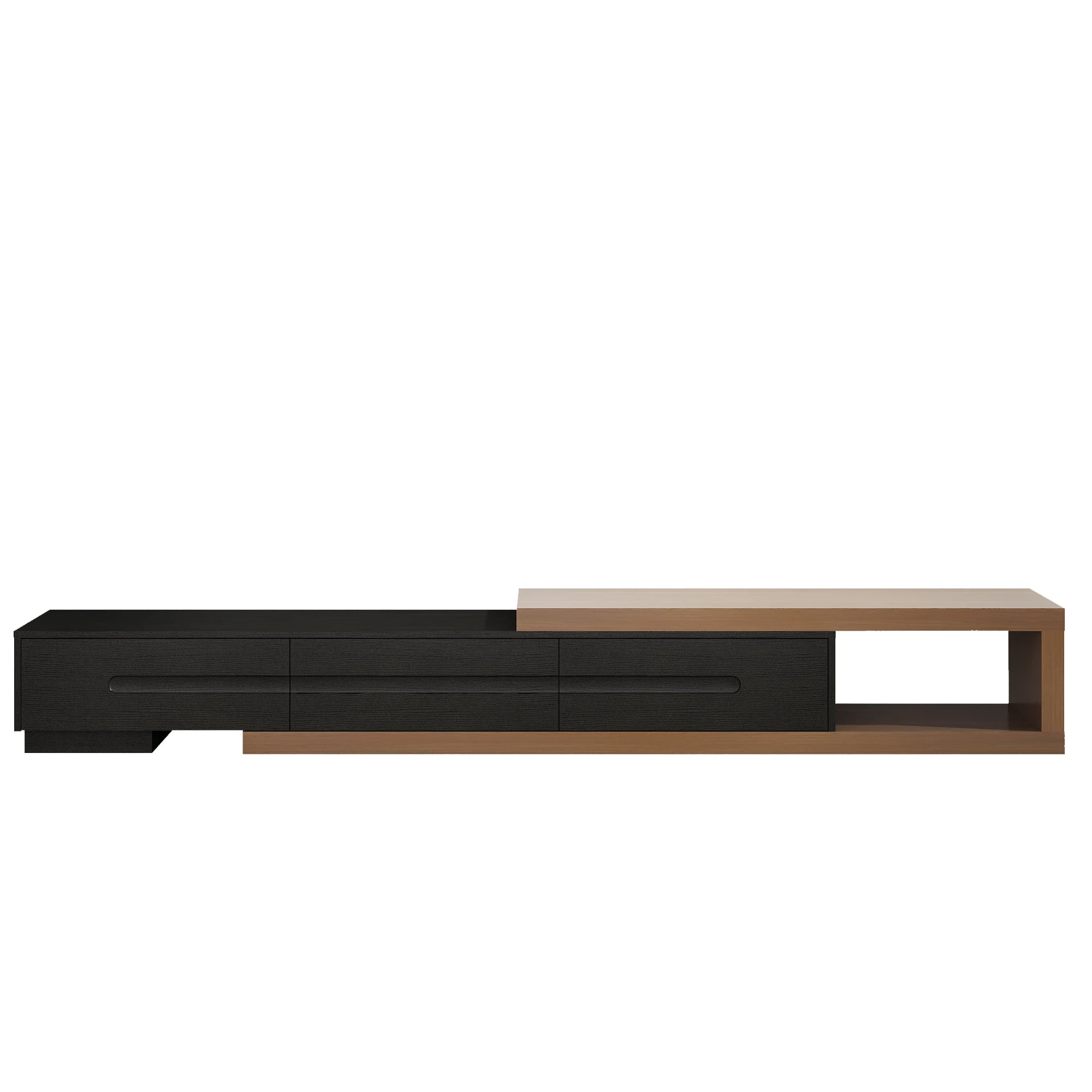 82-110'' Extendable Wood TV Stand