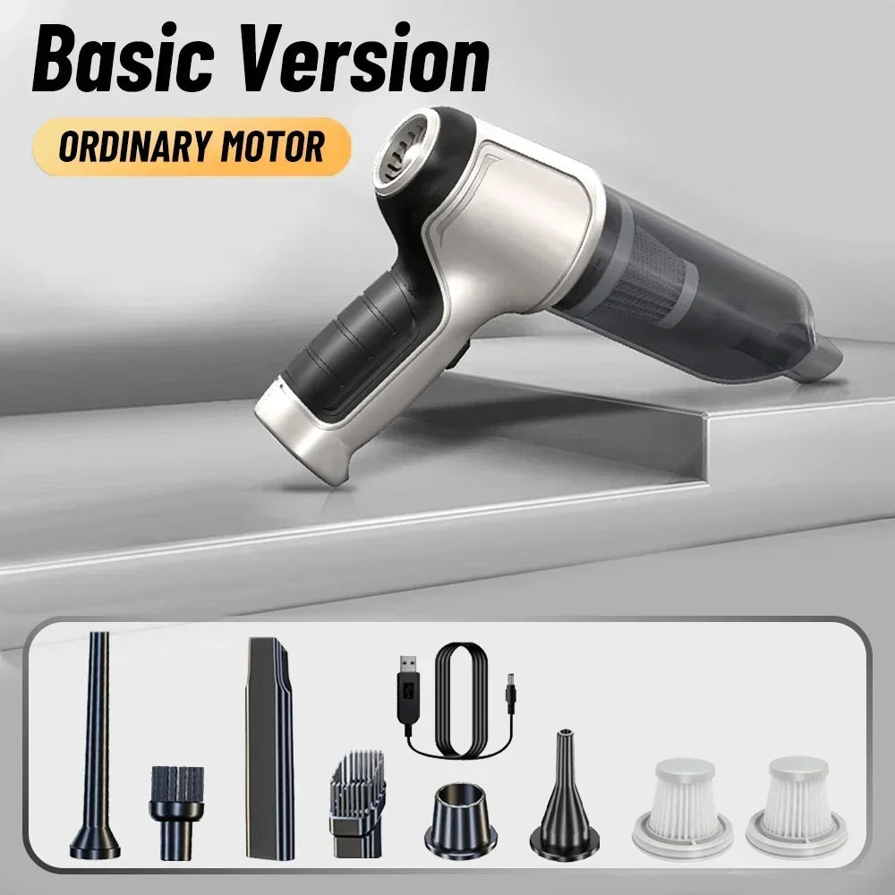 SZUK 638000Pa Car Vacuum CIeaner Wireless Mini Handheld Cleaning Machine Powerful Portable Blower Vacuum Cleaner for Car Home