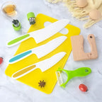 13/17PCS Montessori Kids Cooking Set Safe Knives Toddler Kitchen Tools for 2-8 Year Old Real Cooking Role Play Toy