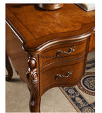 FG11American solid wood dresser retro makeup table storage cabinet European small apartment engraving
