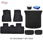NovaAcc For Tesla Floor Mats Model Y 2017-2024 Model 3 2021 to 2024 Highland All Weather Trunk Mats Floor Liner Car Accessories