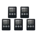10-1PC Mini Electronic Timer Stopwatch LCD Display for Sports Exercise Baking Cooking Digital Timer Multi-Function Kitchen Timer
