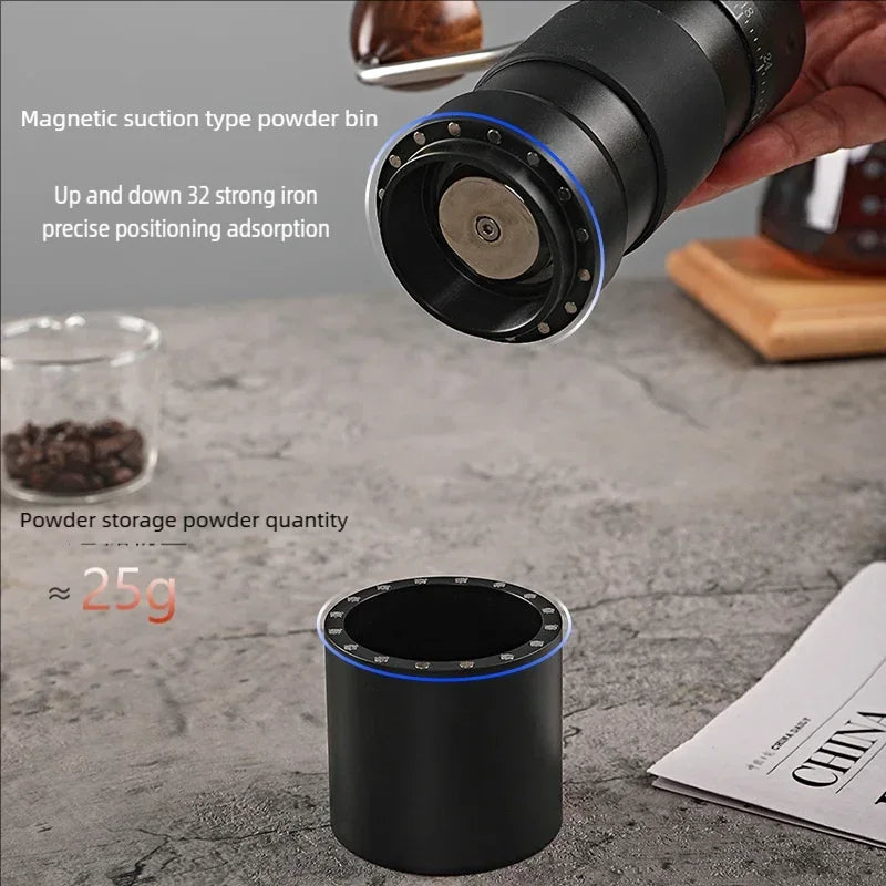 Hand Cranked Bean Grinder Seven Star Coffee Grinder Household 420 Stainless Steel Core Hand Cranked Coffee Grinder Hand Cranked