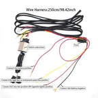 12V Universal Carbon Fiber Car Seat Heater Heat Pads 3 Level Heated Round Cushion Switch Kit Winter Warmer Seat Cover Set