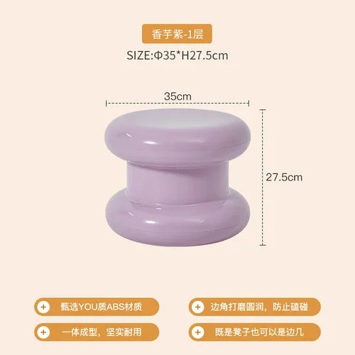 Home Shoe Changing Stool Ins Style Low Stool Sofa Side Table Nordic Modern Minimalist Living Room Creative Small Round Stools