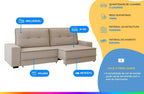 Sofa 4 Places Retractable Recliner Velvet Texas Besthouse