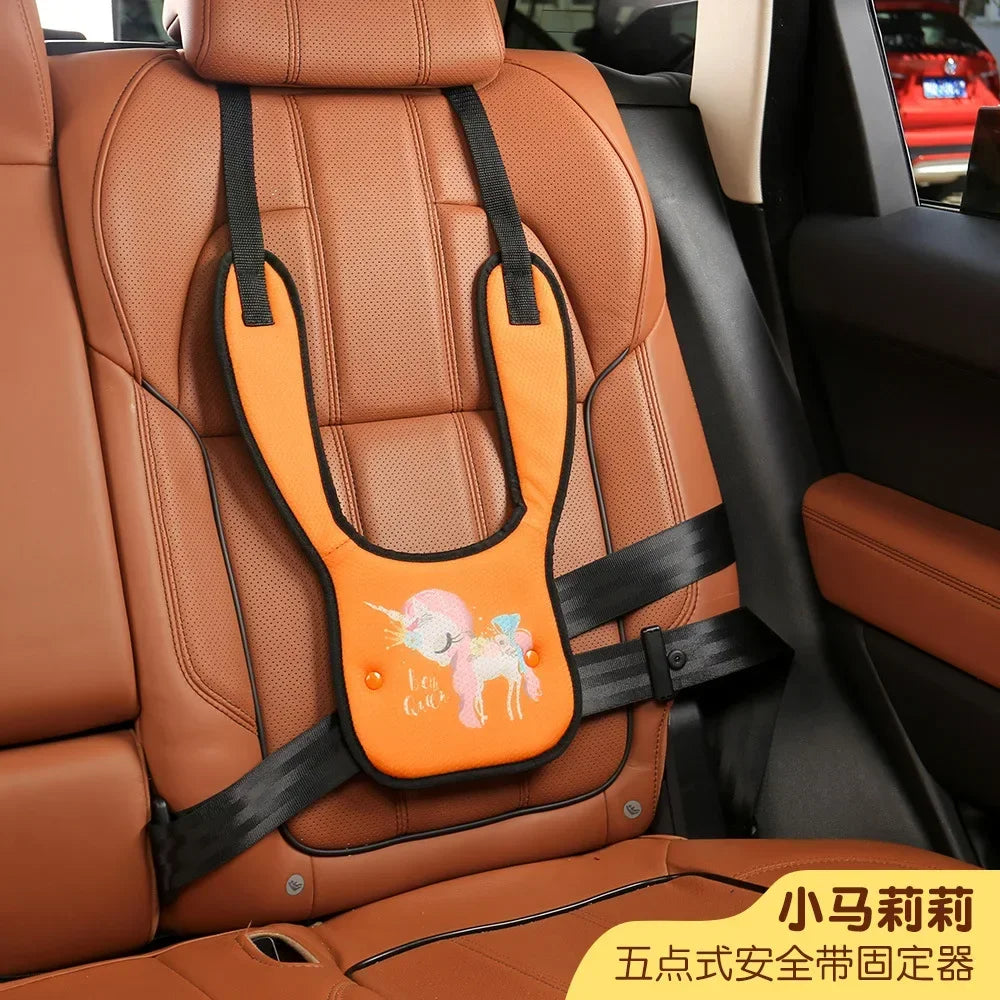 Adjustable Child Seat Belt Retainer Strangulation Neck Shoulder Cover Simple and Convenient Shoulder Cover for Car Safety Seat