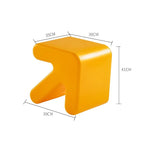 FULL LOVE Nordic Small Stool Household Children's Bench Creative Arrow Thickened Plastic Fitting Room Door Shoe Changing Stool