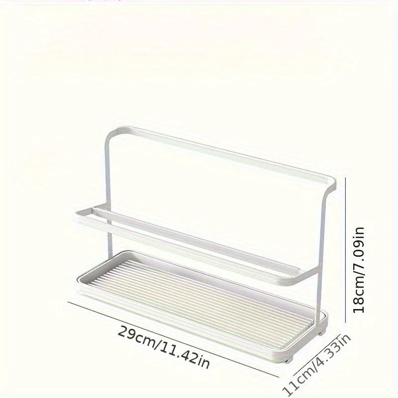 Coffee Cup Stand Metal Cup Rack Stand Multifunctional Storage Rack Rustproof Coffee Cup Drain Holder Kitchen Storage Rack