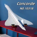2025 New Airbus Concorde Building Kit Supersonic Airliner Space Shuttle 10318 Model Educational Toy For Children Fatherday Gifts