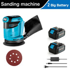3 Speed Cordless Random Orbital Sander Wood Grinder Polishing Electric Grinding With Sandpaper For Makita 18V Battery