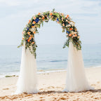 Large White Wedding Arch Stand 3 Layer Balloon Garden Backdrop Metal Rack Arch Frame Pergola Stand