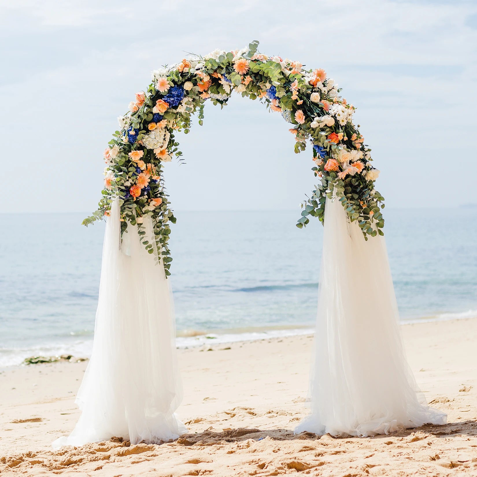 Large White Wedding Arch Stand 3 Layer Balloon Garden Backdrop Metal Rack Arch Frame Pergola Stand