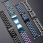 Stainless Steel Apple Watch Band - Metal Bracelet for 38-49mm Series 4-Ultra 2 | AlluCanFind