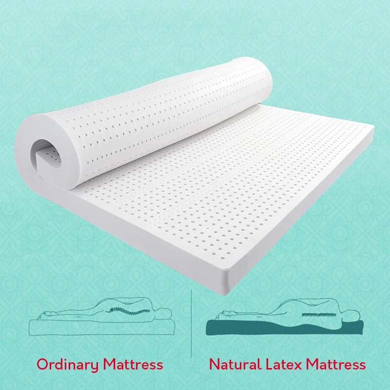 Thailand 100% natural latex raw liquid mattress 10cm rubber cushion to protect the spine single double household tatami mat