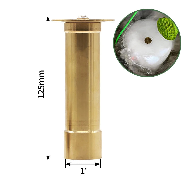 1/2" 3/4" 1" Brass Swimming Pool Decorative Fountain Nozzles Head for Outdoor Music Water Fountain Waterfall Garden Decoration