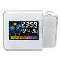Smart Alarm Clock with Night Backlight Digital LED Projector Desk Table Thermometer Hygrometer for Home Living Room Bedroom
