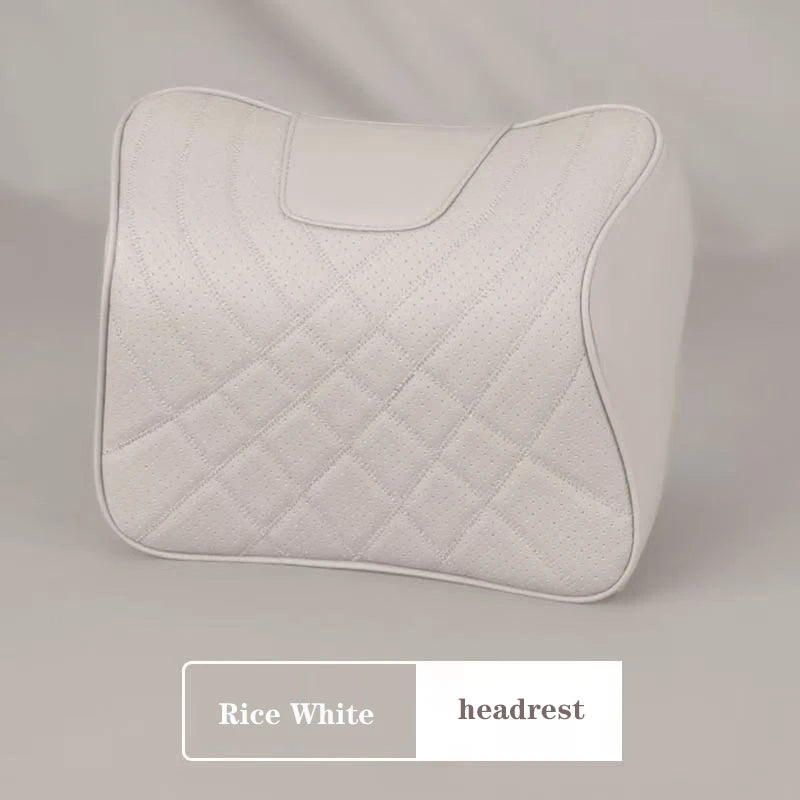 Car headrest for Mercedes-Benz C W205 GLC X254 E Class W214 Nappa leather headrest neck and waist support advanced material