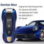 Key Case For Porsche Panamera Spyder Carrera Macan Boxster Cayman Cayenne 911 970 981 991 Smart Remote Key Case Fob Covers Bag
