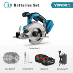 1000W Brushless Electric Circular Saw 10800RPM Cordless Multifunctional Woodworking Cutting Power Tool For Makita Battery Pin