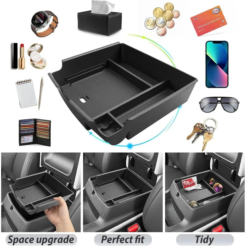 for 2025 Kia Carnival Center Console Organizer for 2025+ Kia Carnival (LX/LXS/EX/SX/SX Prestige) Console Tray Kia Carnival 2025