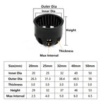 20-63mm Black PVC Pipe Connectors Ball valve Three-way Direct Garden Water Aquarium Fish Tank Drainage Tube Fittings Accessories