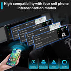 Car Dashboard Head-Up Display 8.8 Inch for Tesla Model 3 2017-2025 Model Y 2019-2025 Ultra-Thin Screen with Front Camera