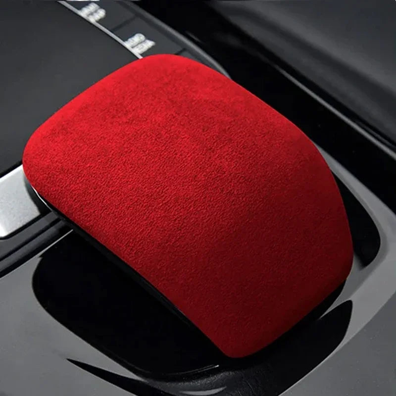 For Mercedes-Benz A-Class/CLA-Class/AMG 2019 to Present Alcan tara Gear Shift Knob Cove Car Gearshift Handle Protective Shell