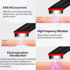 Booster Pro Led Facial Light Therapy 7 Colors Eye Beauty Wand Red Light Eye Massager for Skincare & Blue Rejuvenation Tool