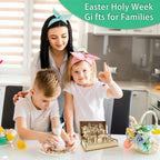 Holy Week Book Portable Resurrection Scene Book Kids Easter Crafts Holiday Souvenir Storytelling Supplies Religious Easter Decor