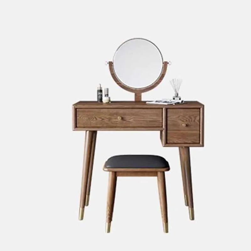 brown girl bedroom dresser eithe drawers box stool Small Hotel Dressing Table Storage Living Room Schminktisch Furniture