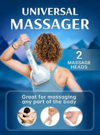 Electric massager with infrared lamp, suitable for neck, shoulder, joint and full-body massage