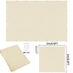 Waterproof Sun Shade Cloth with Grommets Rectangle Square Patio Sun Screen Pergola Shade Sail Canopy Cover Tarp Screens