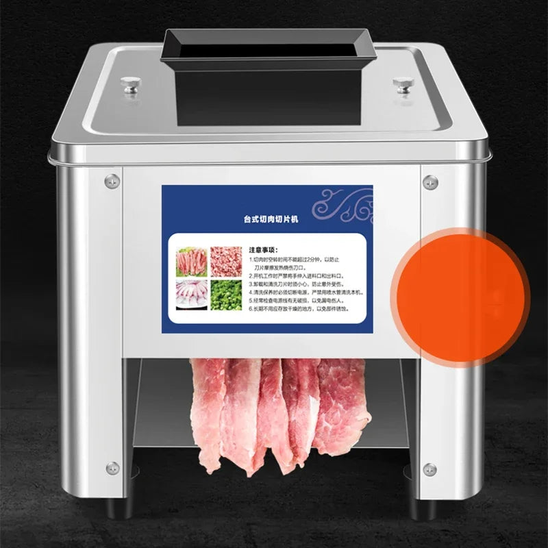 2.5/3.5/5/7/10/15/21MM Electric Meat Slicer Commercial Household Grinder Automatic Fish Cutter Fillet Shredded 150KG/H  850W