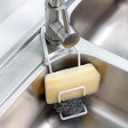 Kitchen Metal Sink Drying Holder Sink Rack Wall Sucker Sponge Storage Soap Stand Dish Cloth Shelf Organizer Products