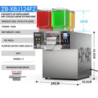 120KG/24H Korean Snowflake Ice Machine Small Snow Continuous Cooled Milk Mango Bingsu Shaver Smoothie Crusher 110V 220V