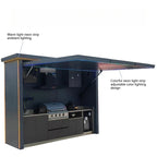 Customized Wholesale Outdoor Cooking Station Brushed Silver Intelligent BBQ Pod Full Kitchen Cabinets