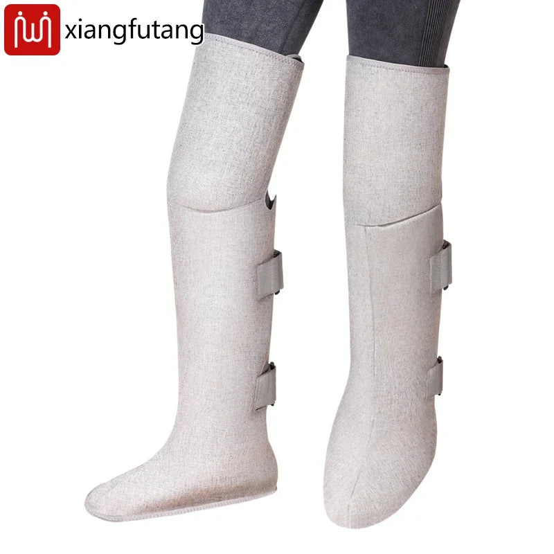 Portable Red Light Heating Long Leg Boots  Leg Vibration Massage Relieves Joint Rheumatic Pain Numbness Chronic Cold LegSyndrome