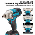 NEW Cordless compact impact wrench, 2300RPM 520N·M brushless motor, lithium-ion drive, suitable for 18V Makita battery