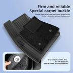 For Tesla Model 3 Highland Floor Mats 2024 Car Accessories TPE Waterproof Foot Pad Front Rear Trunk Mat Rear Seat Backrest Pad
