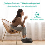 Medcursor Shiatsu Foot Massager Machine with Heat Roller Muscle Relaxation Pain Relief Electric Fully Wrapped Foot Massage