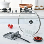 1pc Kitchen Spoon Rack, Fork and Shovel Rack Appliance Organizer -Non-slip Plastic Rest Chopsticks Storage Rack