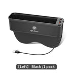 Car USB charging multifunction seat crevice storage box Alfa Romeo 147 156 159 166 Giulia Tonale Stelvio Giulietta Mito Milano