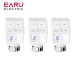 Tuya Smart ZigBee Radiator Actuator TRV Programmable Thermostatic Radiator Valve App Remote Temperature Controller Support Alexa