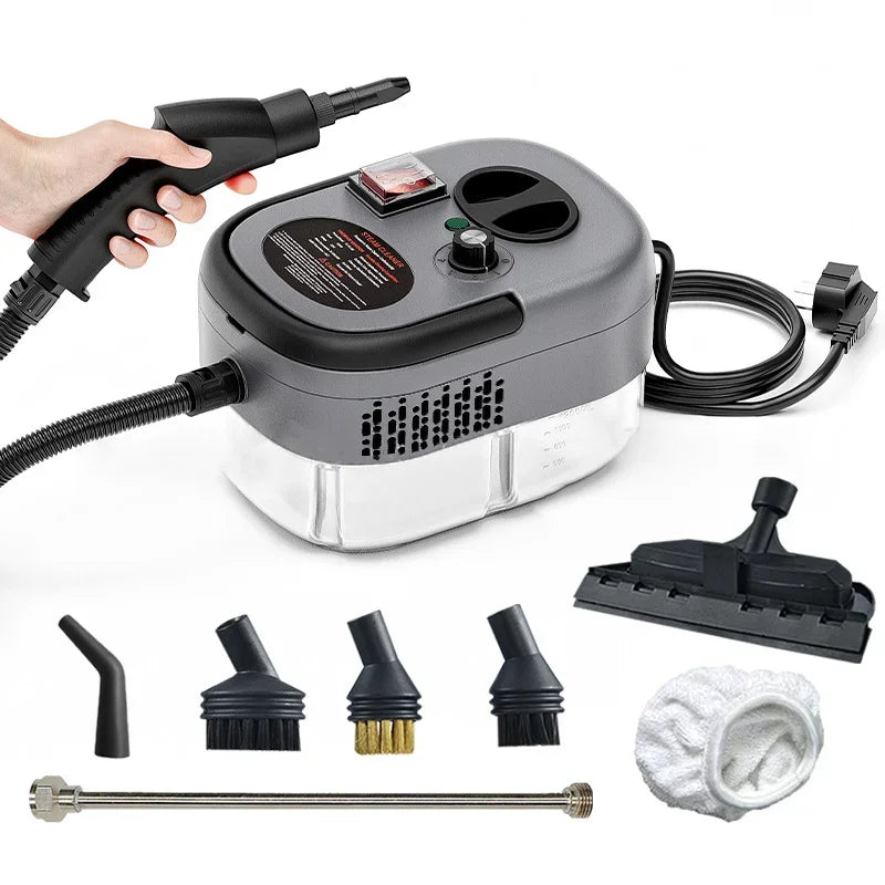 Steam Cleaner High Temperature Household Sterilization for Air Conditioner,Sofa,Kitchen Hood Car Handheld Steam Cleaner 2500W