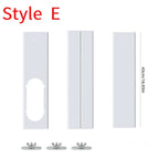 Air Conditioner Exhaust Hose Vent Kit Mobile Air Conditioning Parts Window Kit Slide Plate Tube Connector Wind Shield Adaptor
